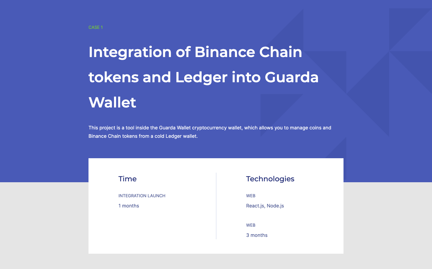 Integration of Binance Chain tokens and Ledger into Guarda ...